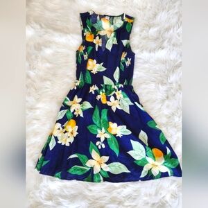 Old navy xs navy floral dress